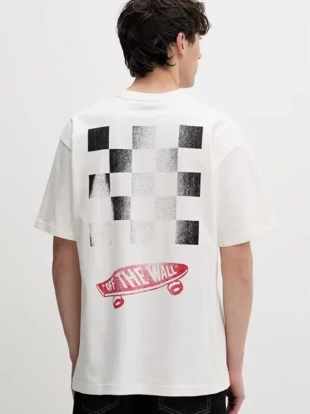 Vans t-shirt ανδρικό Premium LX Full Deck SS μπεζ