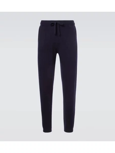 Vlněné tepláky Allude modré