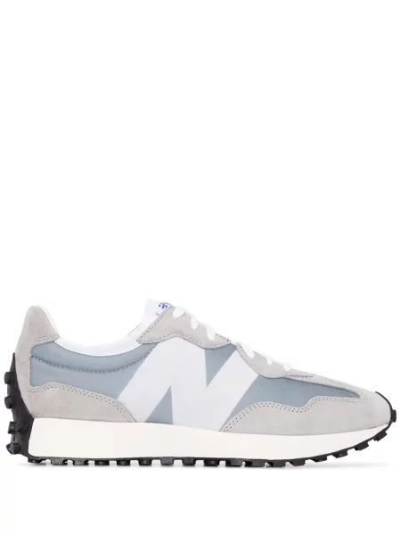 Sneakerși New Balance 327 cu șireturi din dantelă albastru