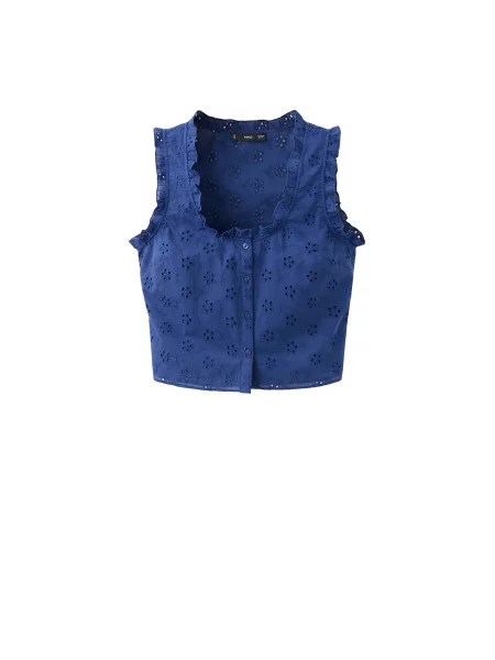 MANGO Bluză BROTUS bleumarin