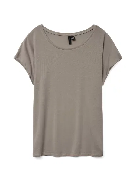 VERO MODA Tričko VMAva šedobéžová