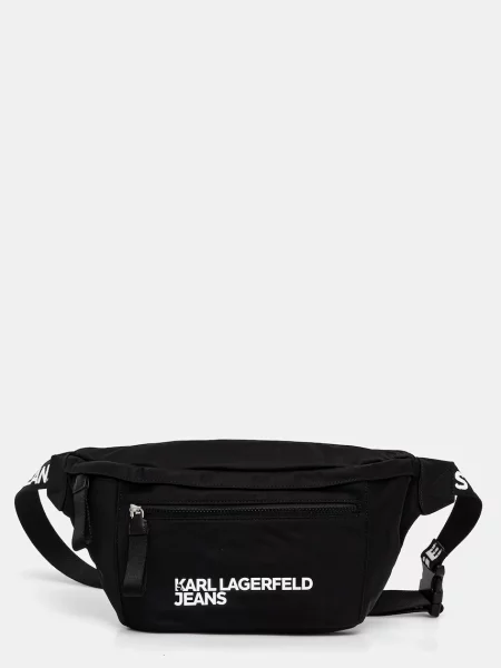 Чанта за кръст Karl Lagerfeld Jeans черно