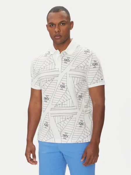 Polo majica Tommy Hilfiger bela