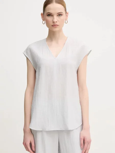 Bluză Calvin Klein gri