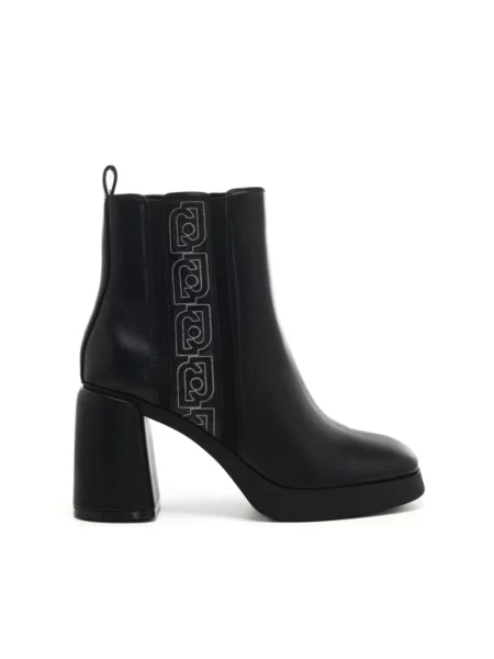 Buty do kostki Liu Jo skórzane czarne