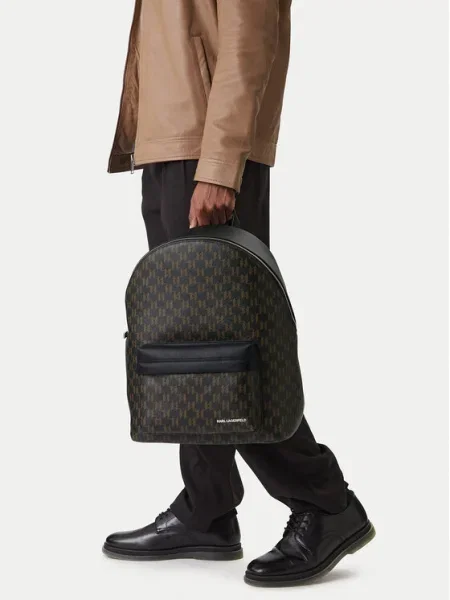 Karl Lagerfeld geantă K/MONOGRAM maro negru