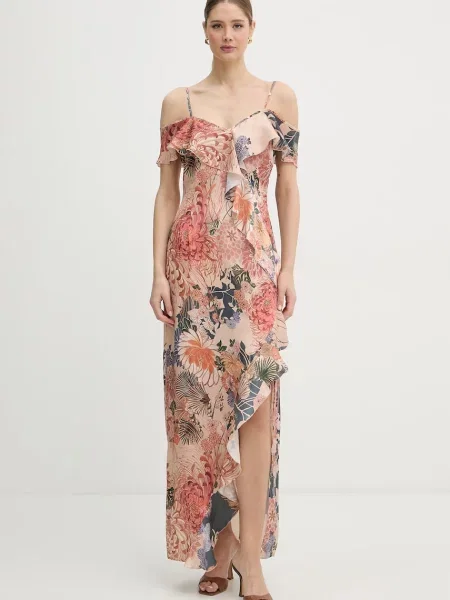 Guess sukienka beżowa