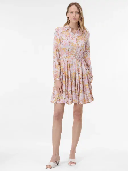 Rochie tip cămașă Orsay galben