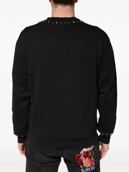 Pulover Dolce & Gabbana cu autograf negru