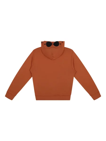Bluza z kapturem dziecięca C.p. Company pomarańczowa