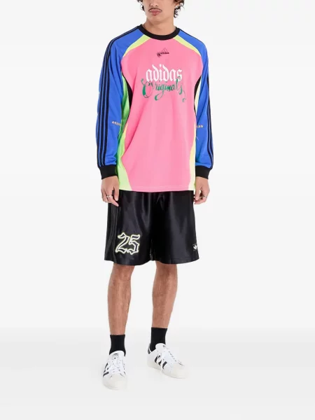 Top sport Adidas cu dungi de catifea cord tenis albastru