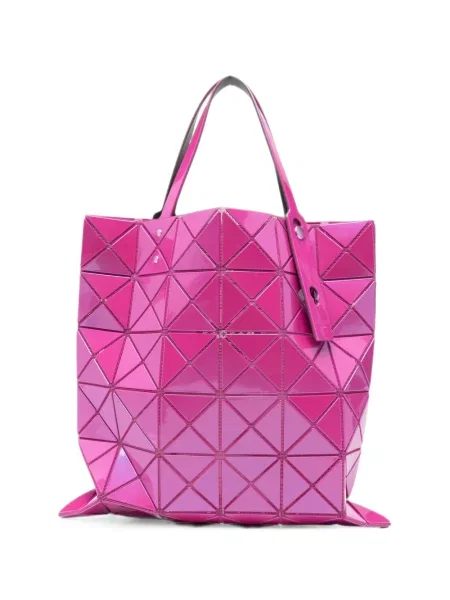 Geantă shopper Bao Bao Issey Miyake cu imprimeu geometric roz