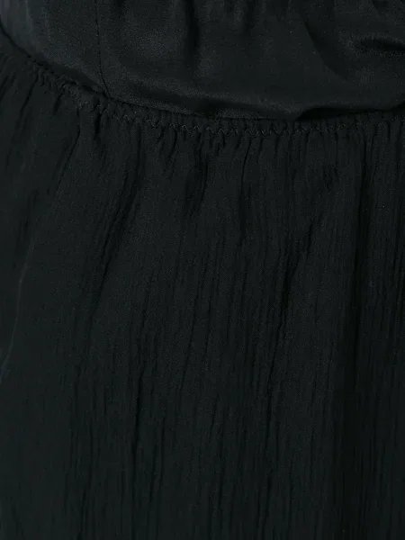 Pantaloni Prada cu pene transparente negru