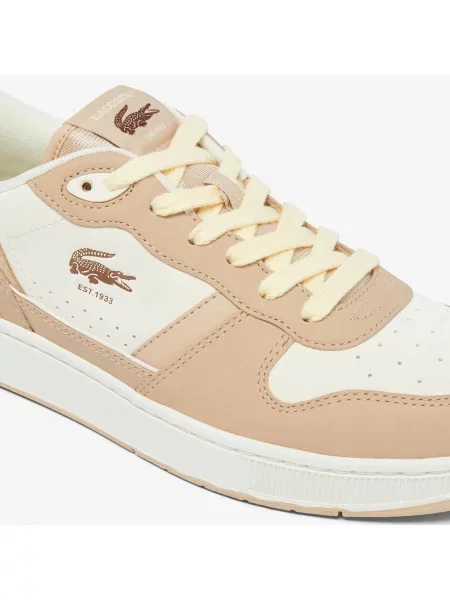 Кроссовки Lacoste бежевые