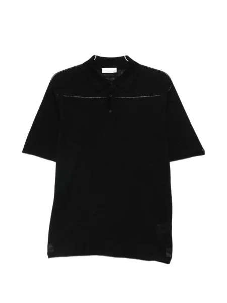 Tricou polo Roberto Collina negru