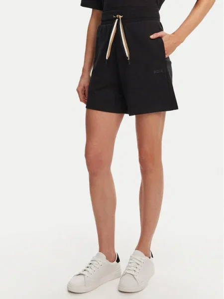 BOSS Pantaloni scurți pijama Cp Stripe_Shorts negru