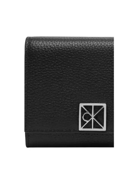 Calvin Klein portfel RFID skórzany czarny