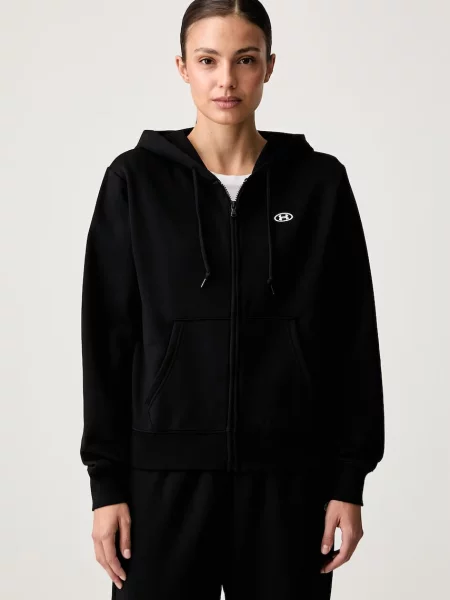 Under Armour hanorac cu pentru femei cu Rival negru