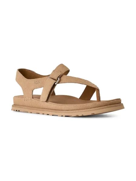 Pantofi Ugg din piele bej