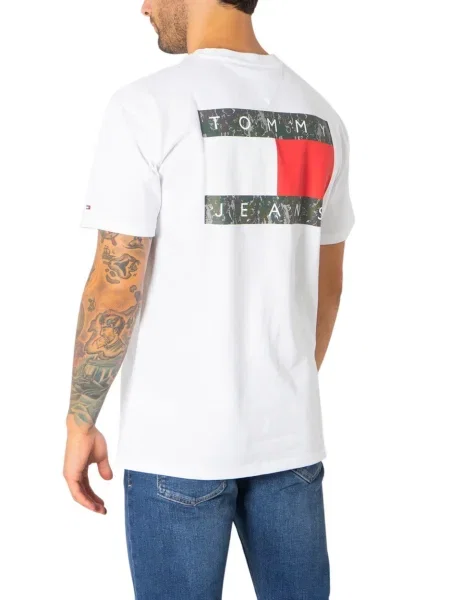 Тениска Tommy Hilfiger Jeans бяло