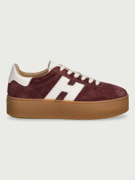 Замшевые кроссовки Hogan