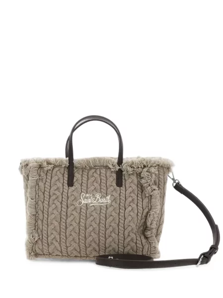 Geantă shopper Mc2 Saint Barth tricotate
