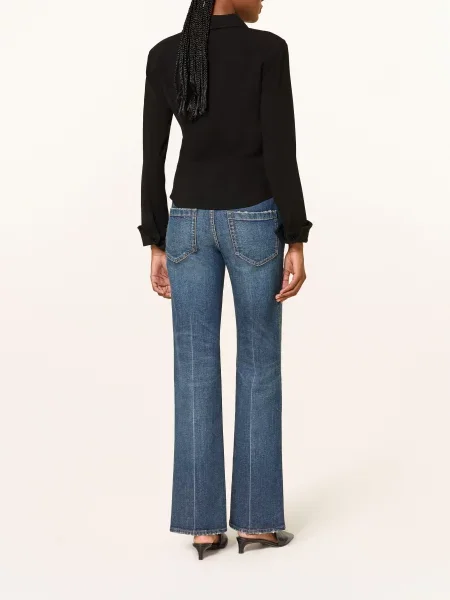 Dorothee Schumacher Jeansy Straight Blue Jeans Baby blau niebieskie