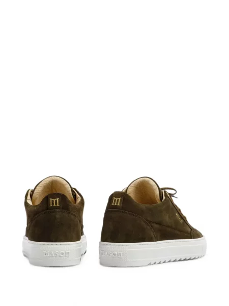 Sneakerși Mason Garments din piele de căprioară maro