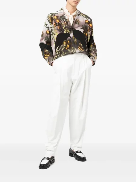Cămașă Edward Crutchley cu model floral cu imagine