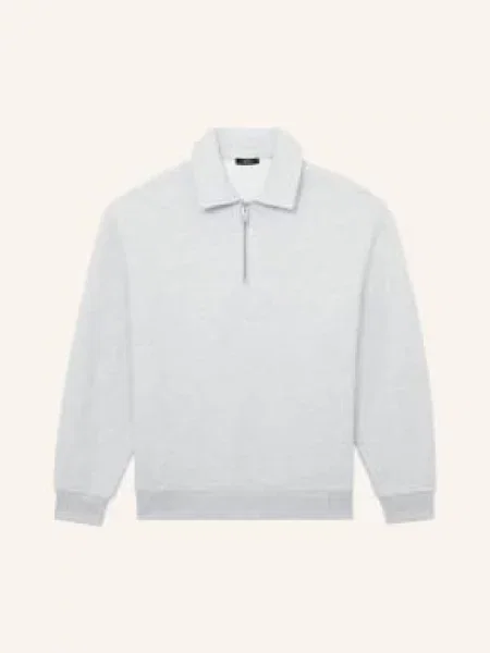 Reiss Mikina Kurwin světle šedá