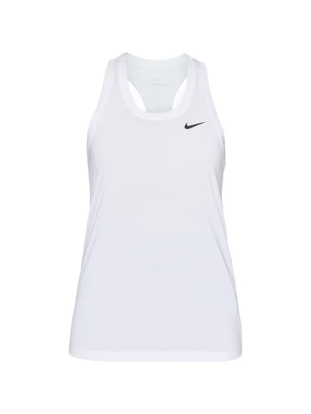 NIKE Sport top negru alb
