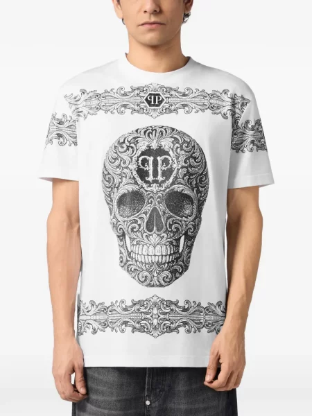 Tricou Philipp Plein alb