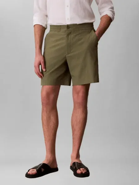 Calvin Klein Pantaloni scurți | Straight fit verde