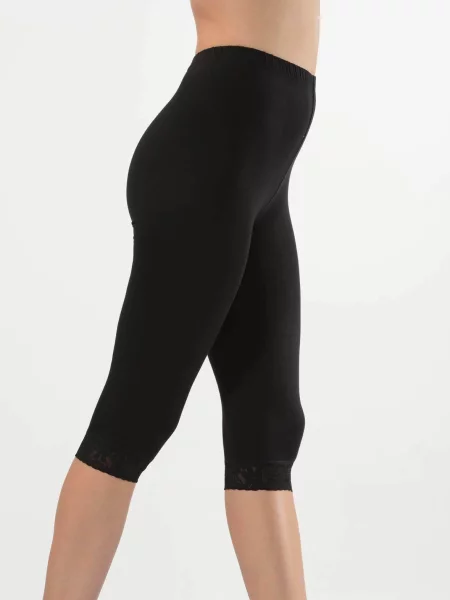 Капрі жін.з мереживом білі