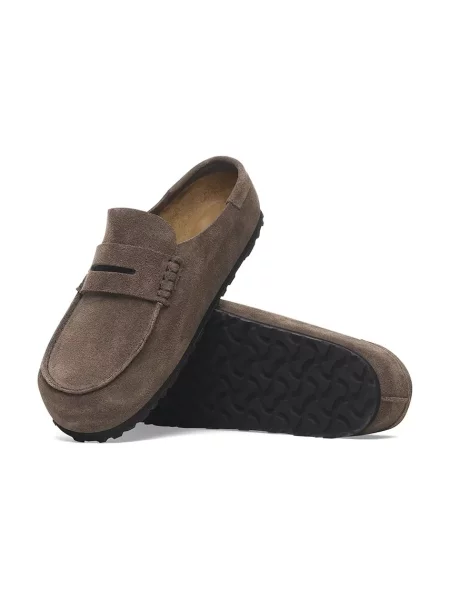 Замшевые шлепанцы Birkenstock