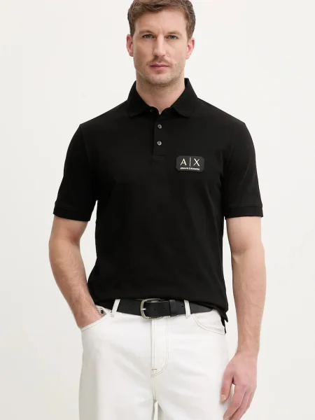 Armani Exchange polo czarna