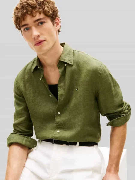Tommy Hilfiger Koszula ciemny zielony
