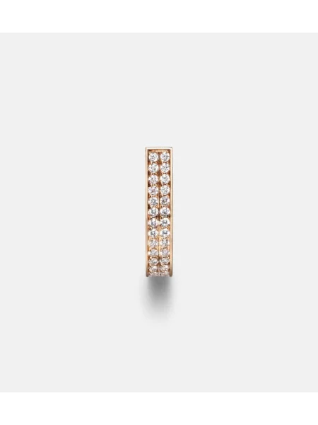 Rožnato zlato uhani Repossi roza