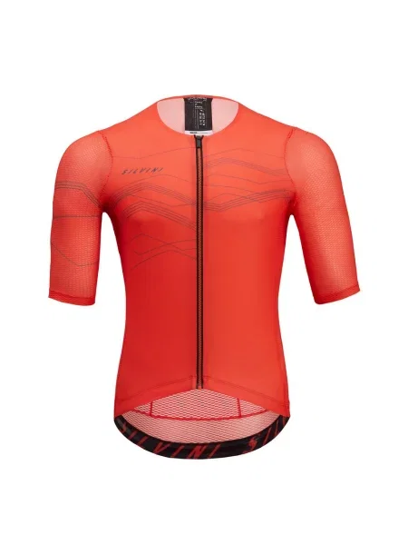 Koszulka rowerowa Silvini Jersey Legno czerwona