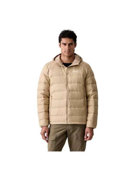 Kurtka puchowa Jack Wolfskin beżowa