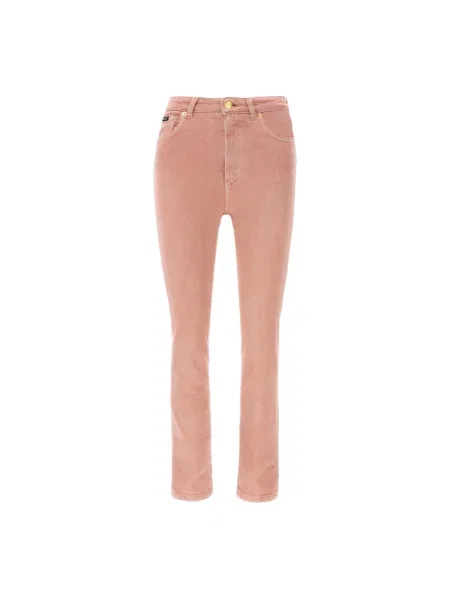 Skinny jeansy skinny Dolce And Gabbana różowe