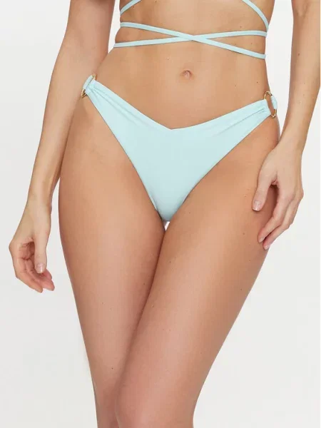 Guess Dół od bikini niebieski