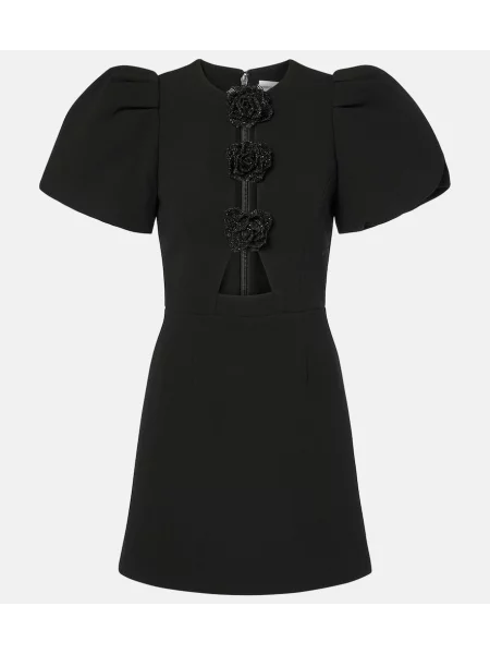 Rochie Rebecca Vallance cu model floral negru