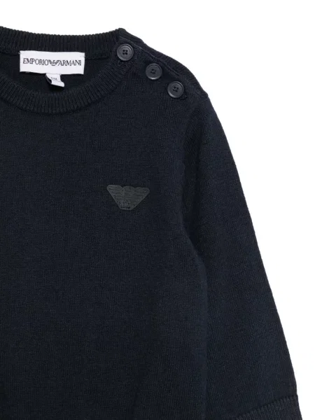 Sweter dziecięcy Emporio Armani niebieski