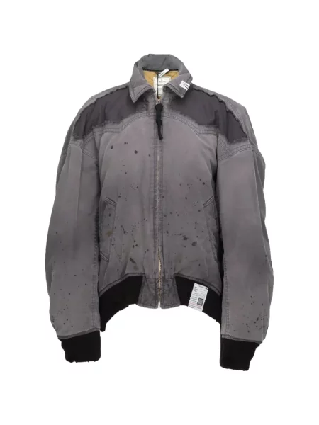 Geacă Maison Mihara Yasuhiro din satin gri