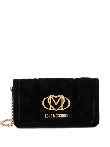 Чанта за през рамо Love Moschino черно