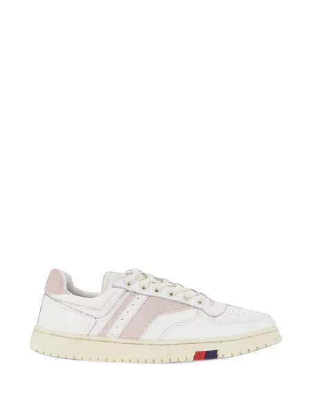 Sneakerși Pro-keds din piele de căprioară alb