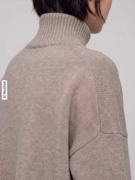 Sweter o luźnym kroju z czystej wełny model BORGIA' Weekend Max Mara