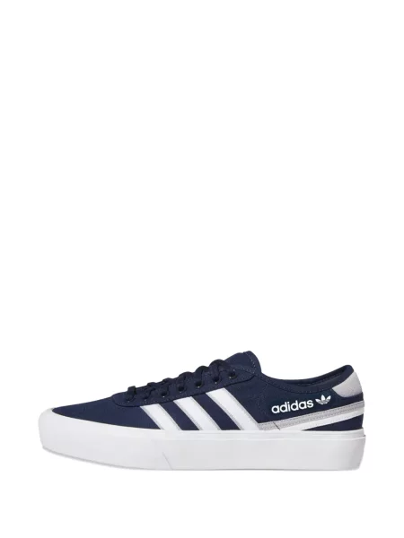 Geacă bomber Adidas tricotate albastru