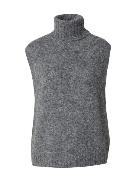 EDITED Vestă Alba Knit Vest gri alb